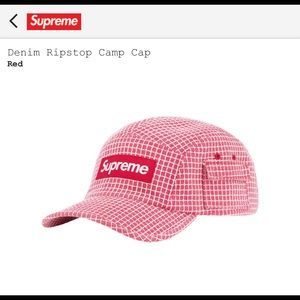 Supreme Demin Ripstop Camp Cap